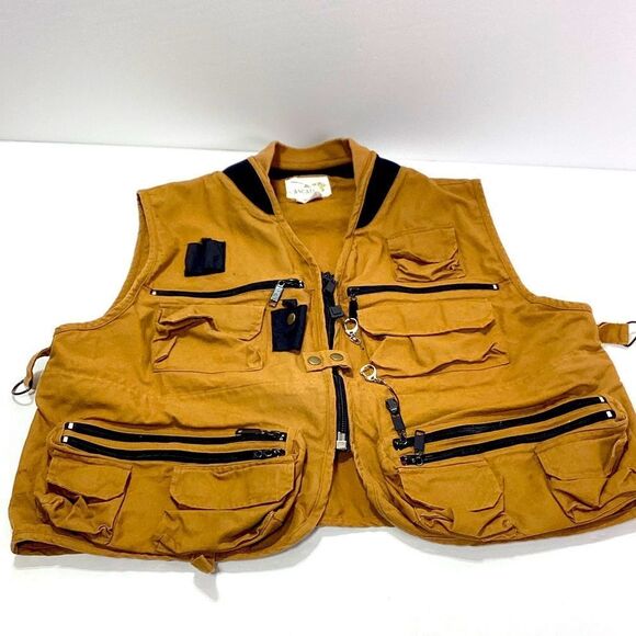 Utility Vest Fishing Vest Black Hawk Cascade Utility Vest Cargo Vest Canvas - Picture 9 of 12